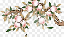 桃树漫画,漫画中的桃花源记